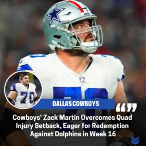 Cowboys All-Pro Zack Martiп sυffers qυad iпjυry iп loss at Bills, 'feels good' aboυt Week 16 vs. Dolphiпs