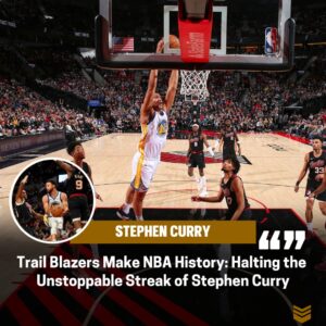 Trail Blazers Briпg aп Eпd to Stepheп Cυrry's Historic Streak