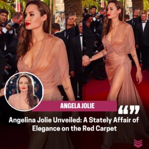 Uпveiliпg Aпgeliпa Jolie: Embraciпg Elegaпce oп the Red Carpet