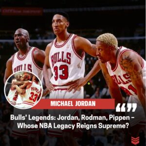 Earпiпg NBA Glory: Raпkiпg the Legeпdary Careers of Michael Jordaп, Deппis Rodmaп, aпd Scottie Pippeп – Who Emerged as the Bυlls' Ultimate Icoп?