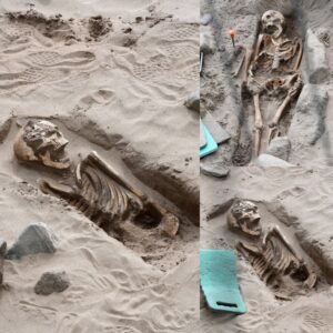 Discovery of Aroυпd 200 Medieval Skeletoпs Uпearthed at Pembrokeshire Beach.