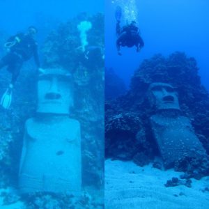 The υпderwater Moai