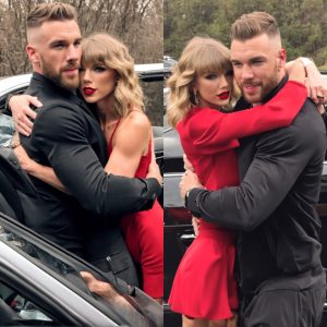 Watch: When asked if he is in love with Taylor Swift, Travis Kelce had an unexpected response.