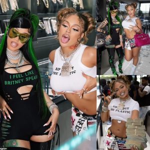 Latto and Cardi B are 'actin brand new' as they turn up the heat in their new music video for Put It On Da Floor Again remix