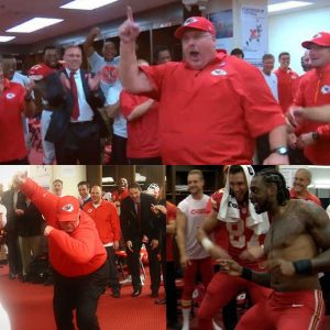 WATCH: Andy Reid and Travis kelce Danced to Micheal Jackson Song in an Amazing way in the Chiefs Dressing room with a Break Dance after Chiefs 17-10 win against Baltmore Ravens - News