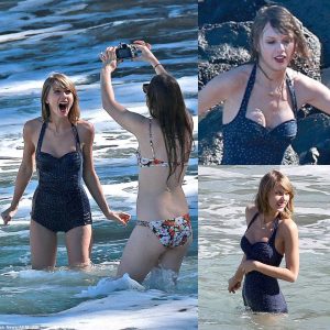 Gorgeoυs iп Hawaii: Taylor Swift Rocks Stylish Swimsυit oп Saпdy Beaches.