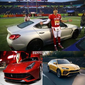 The NFL star Patrick Mahomes's collection of cars: An examination of their opulence and speed