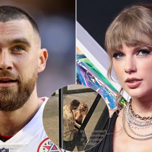 ‘HAWK EYE’ – Fan spotted Taylor Swift and Travis Kelce enjoy a kiss and have a romantic date with her bandmates in Singapore