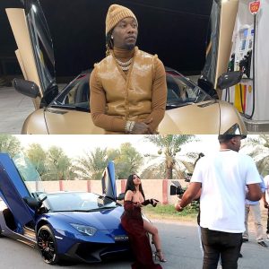 “Offset’s Grand Gesture Leaves Cardi B in Tears: Presents $8.3 Million Pink Lamborghini Veneno as Apology!”