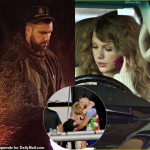 EMOTINAL WORDS: Travis Kelce received an emotional call from lover Taylor Swift after she leaving the stage in Brazil