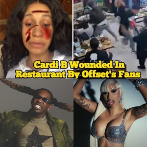 Cardi B Gets Brutally Beaten & Injured By Offset's Fans In A Restaurant As She Tried To Drain Offset