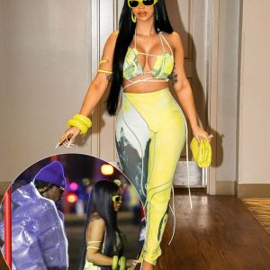 Cardi B turns up the heat in yellow bikini top and matching leggings as she arrives in style at star-studded Super Bowl LV luxury suite with Offset