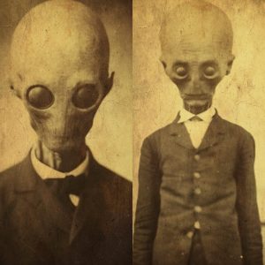 Newly found alien portrait never seen before!