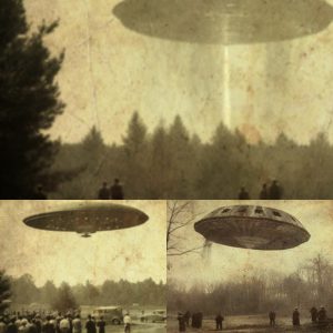 Newly found photographs capturing a UFO sighting in 1920.