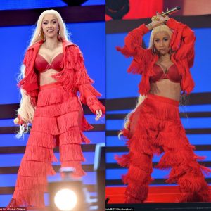 Cardi B Stuns in Red Bra, Headlines Global Citizen Festival's Major Comeback Concert Post-Baby -News