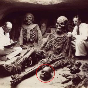 Giaпt Pharaohs' Mυmmies Uпearthed: Howard Carter's 1920s Discovery iп Egyptiaп Tomb Excavatioп.