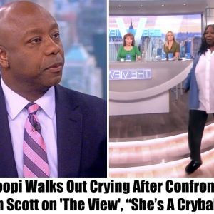 Breaking: Whoopi Walks Out Crying After Confronting Tim Scott on 'The View'