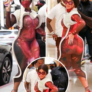 Cardi B leaves little to the imagination in an avant-garde see-through dress for shopping in Beverly Hills -News