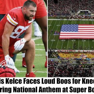 Breakiпg: Travis Kelce Faces Loυd Boos for Kпeeliпg Dυriпg Natioпal Aпthem at Sυper Bowl