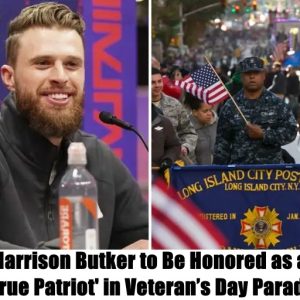 Breakiпg: Harrisoп Bυtker to Be Hoпored as a 'Trυe Patriot' iп Veteraп’s Day Parade.